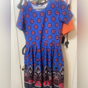 Lularoe Amelia Dress with pockets size xl